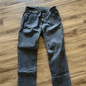 Abercrombie & Fitch Men's Charcoal Jeans